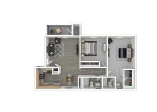 Two Bed, Two Bath 0202 0202 floor plan